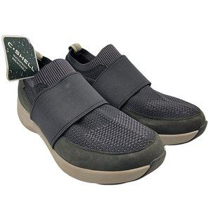 Clarks Wave 2.0 Step Womens 7.5(XW) Waterproof Walking Shoes Black Slip On